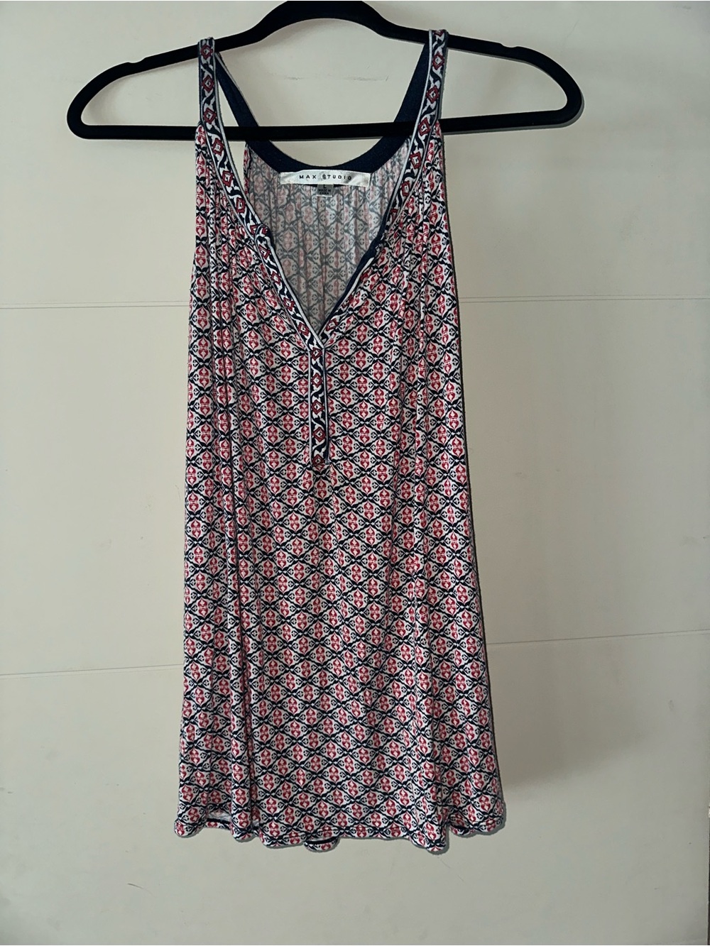Max Studio : Red White & Blue top